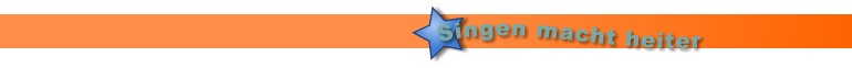 Singen macht heiter
